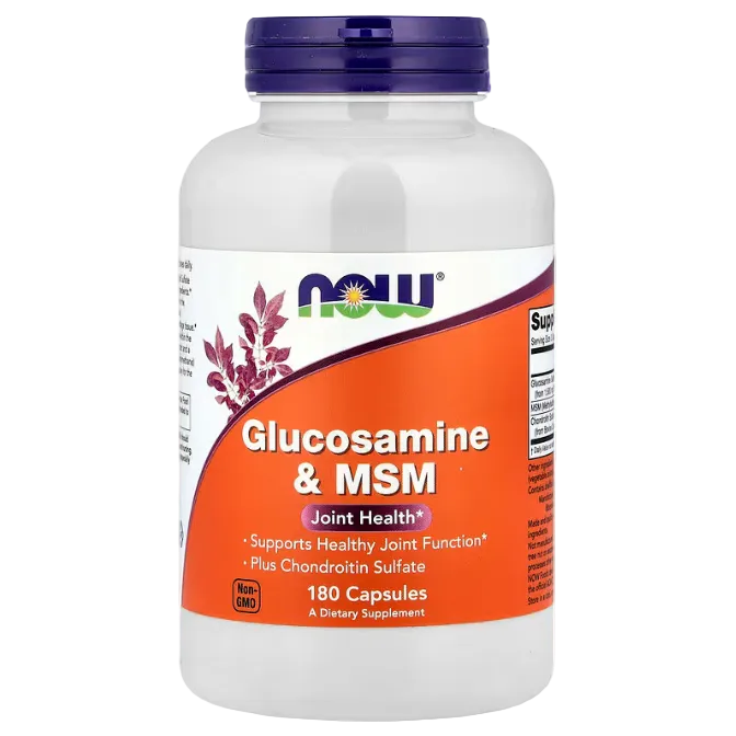 NOW Foods, Glucosamine & MSM, 180 Capsules