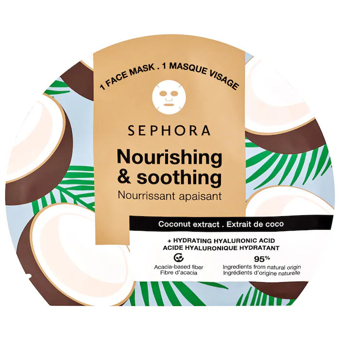 SEPHORA FACE MASK NOURISHING & SOOTHING -COCONUT EXTRACT