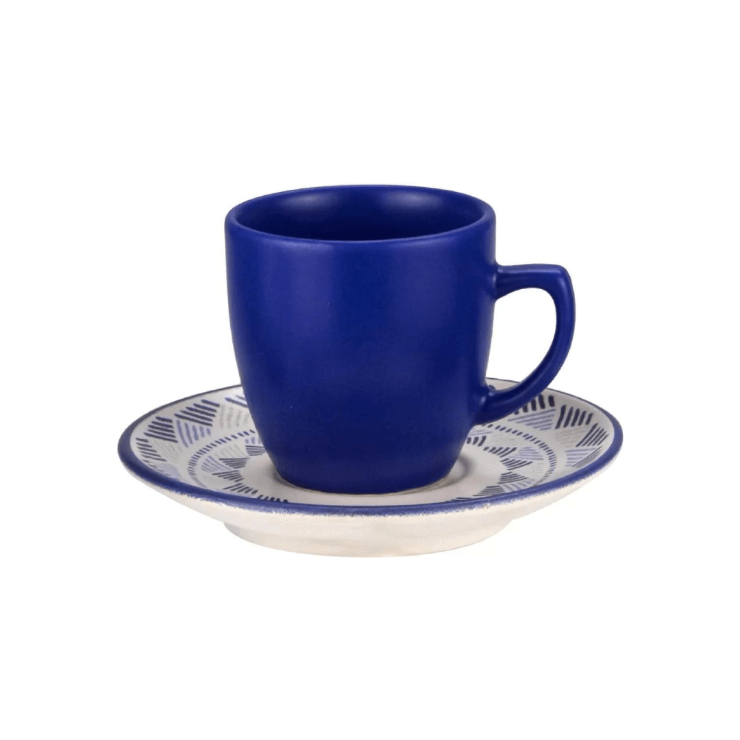 COFFEE Cup Set Of 6 Matte MAGIC CYLINDER 12 PIECES