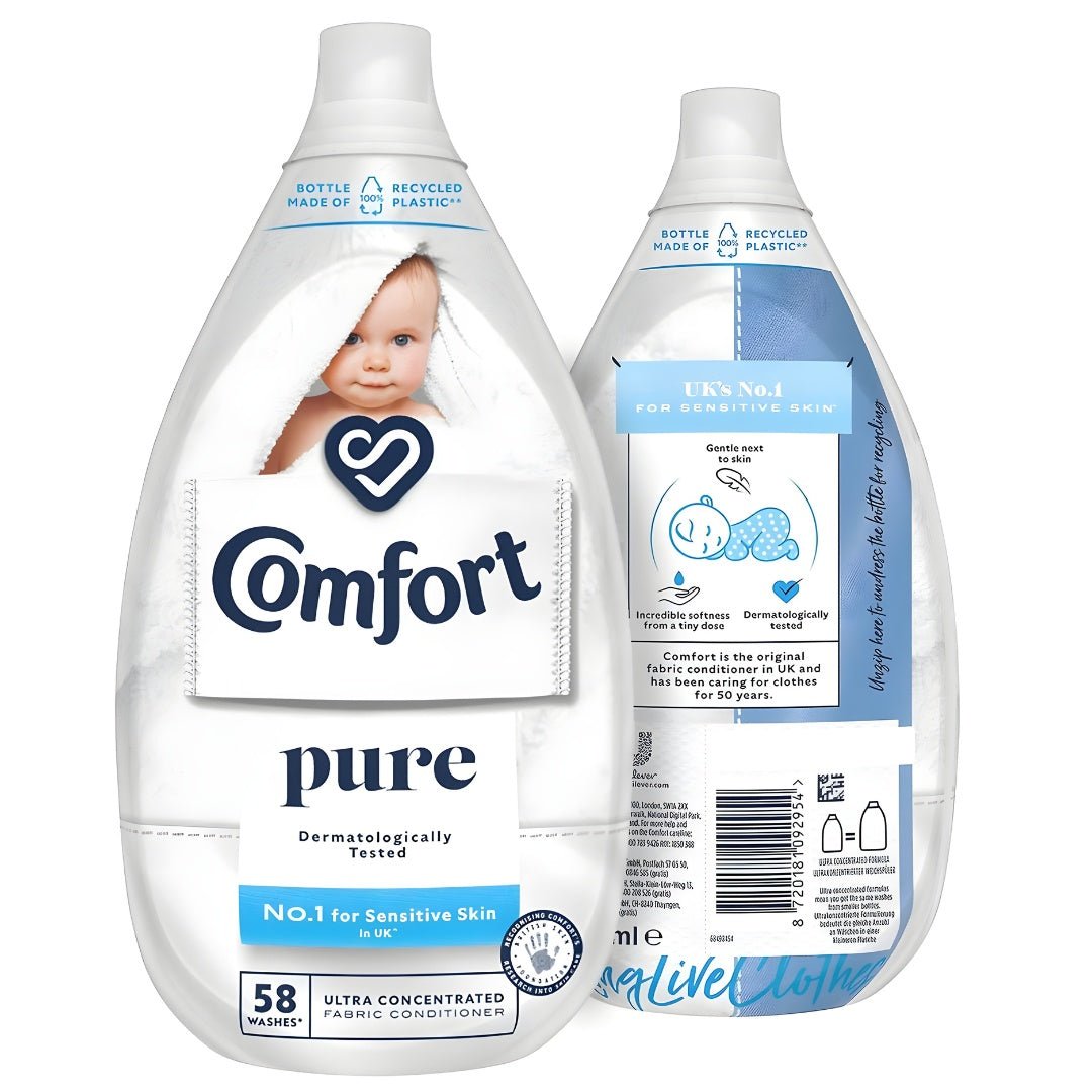 COMFORT Ultimate Care Pure Fabric Conditioner 870ml – 58 Washes
