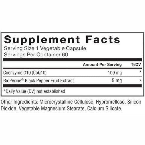 Force Factor CoQ10 100 mg 60 Vegetable Capsules
