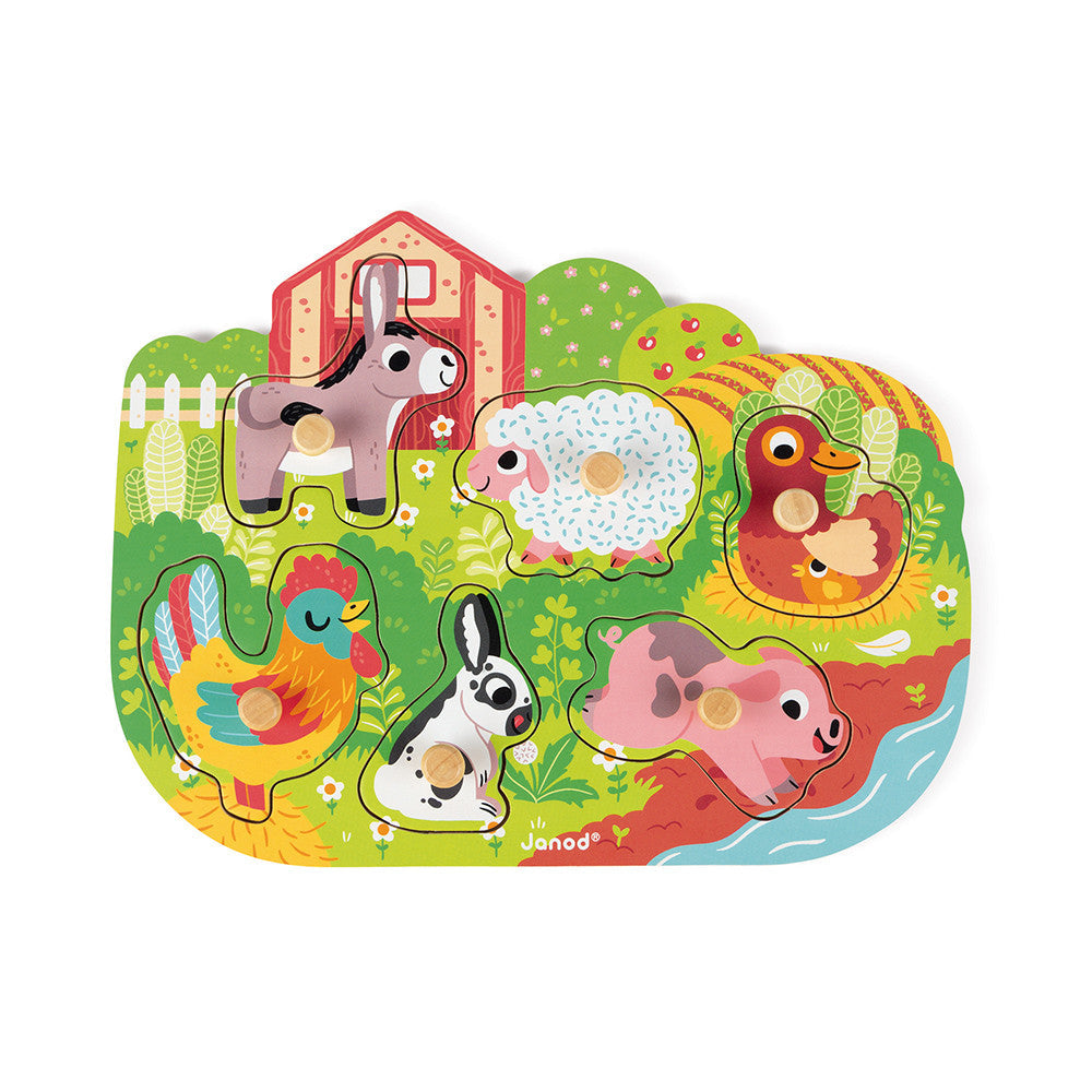 Janod - Happy Farm - Puzzle
