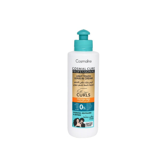 Cosmaline Cure Professional Oh My Curls Light Touch Leave In Cream