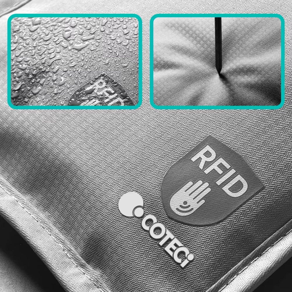 Coteci Anti-Theft Swipe Passport Bag