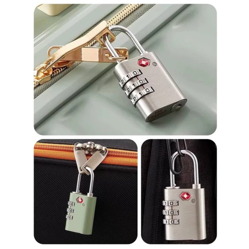 Coteci Zinc Alloy TSA Lock 3 Digit Combination Code Lock