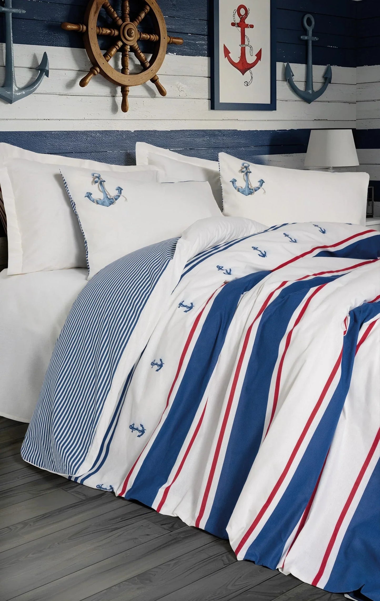 Double size Duvet Cover Set Brine Ecru