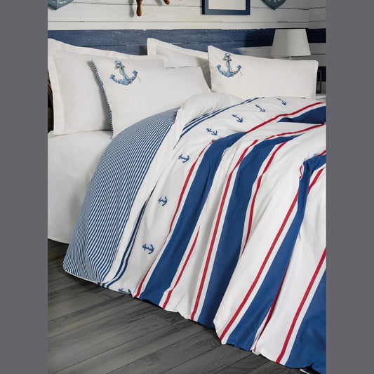 Double size Duvet Cover Set Brine Ecru
