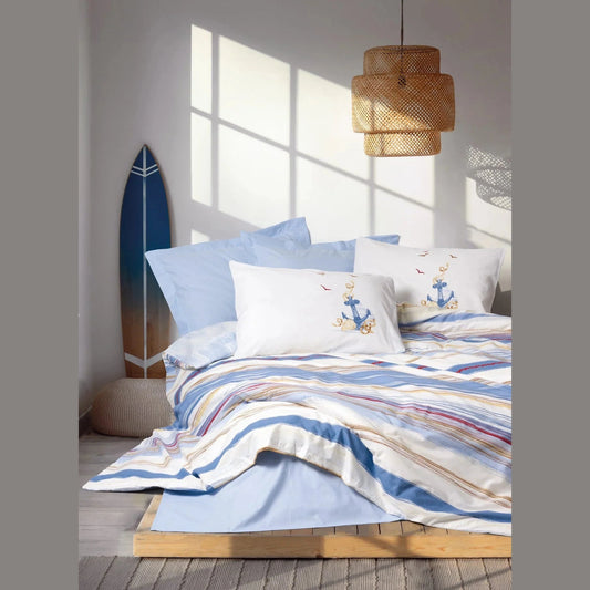 Double size Duvet Cover Set Moreno Blue