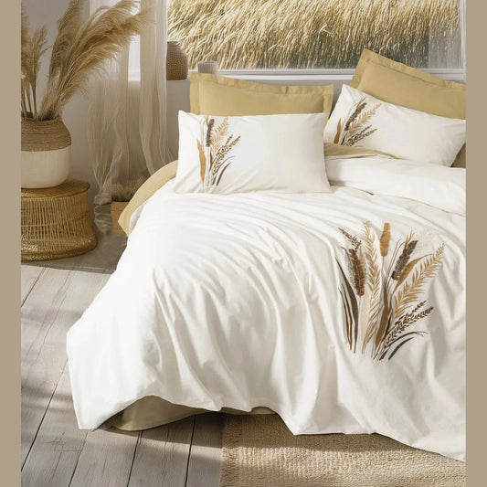 Embroidered  Double Duvet Cover Set Alvora