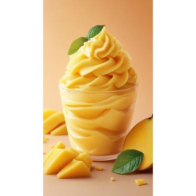 Frozen Yogurt Powder Mix – Mango Flavor | For Soft Serve