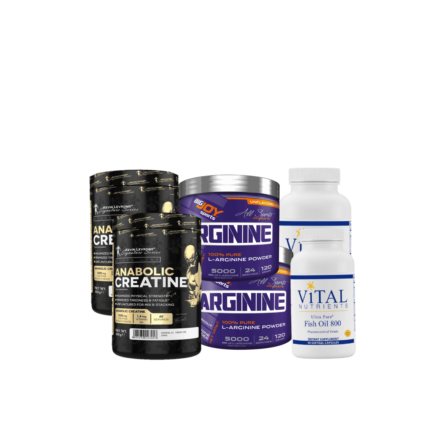 Creatine ×2 Arginine ×2 Fishoil ×2