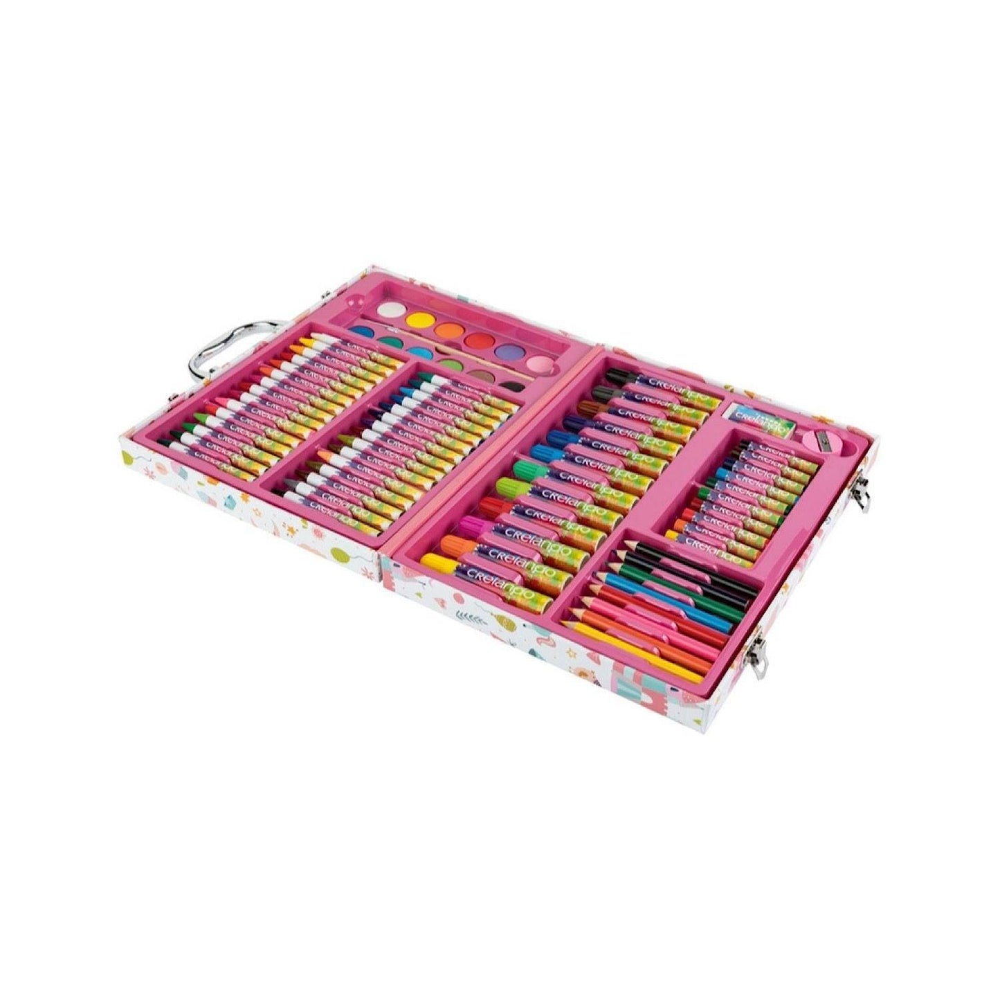 CRELANDO® COLORING CASE 76 PIECES