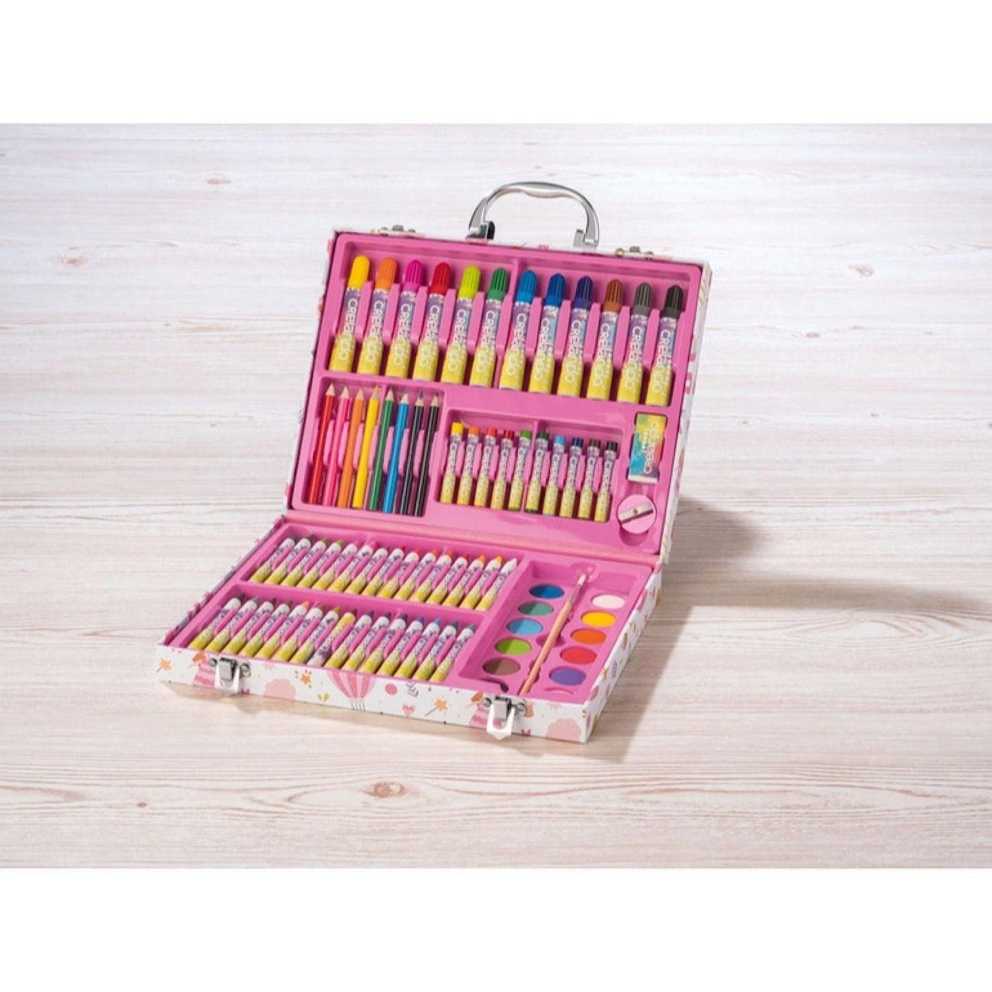 CRELANDO® COLORING CASE 76 PIECES
