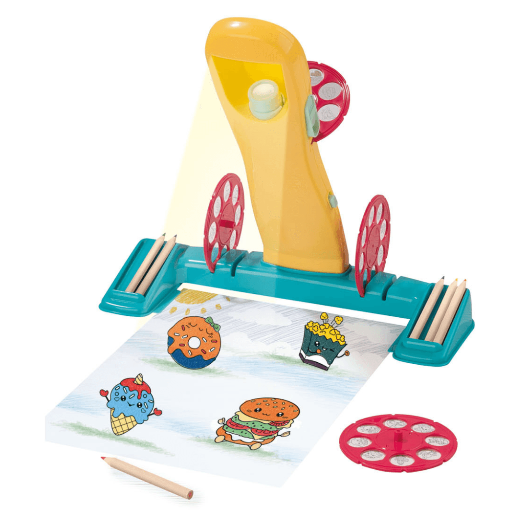 CRELANDO® Drawing Projector For Children, 16 pcs.