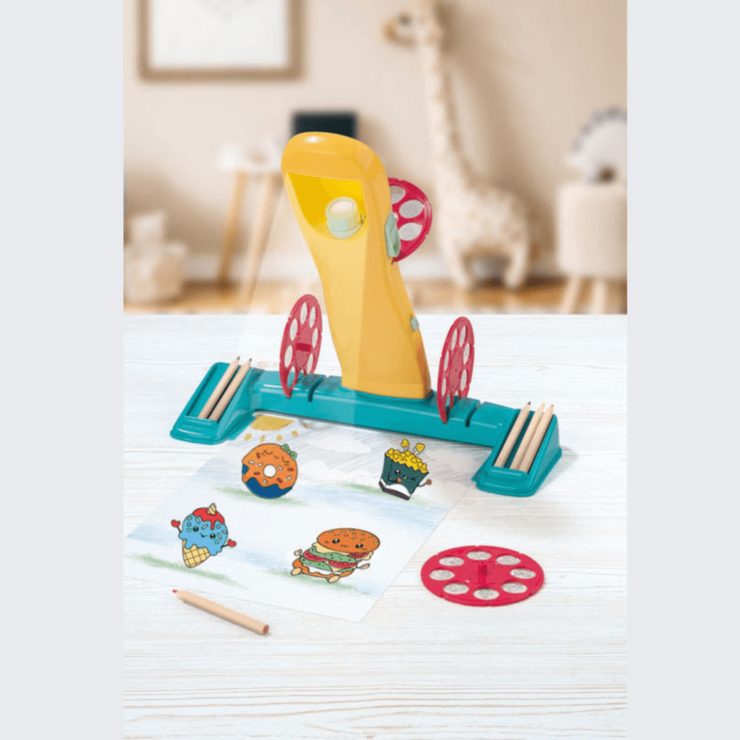 CRELANDO® Drawing Projector For Children, 16 pcs.