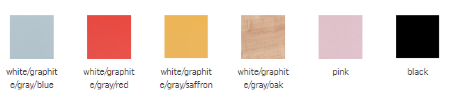 Vox - Wardrobe - Concept - White,Graphite,Grey,Pink