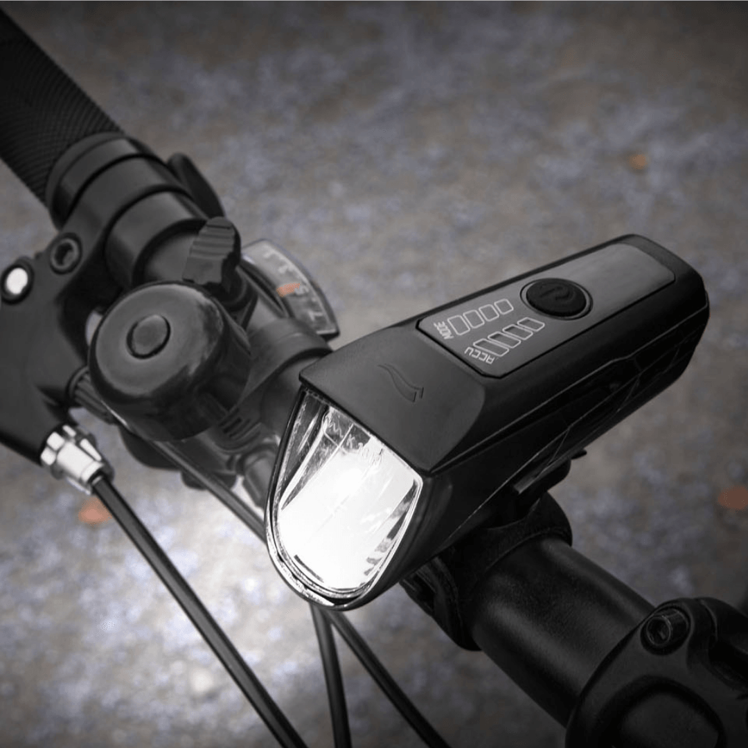 CRIVIT SET LED BICYCLE LIGHTS, FRONT AND REAR LIGHT