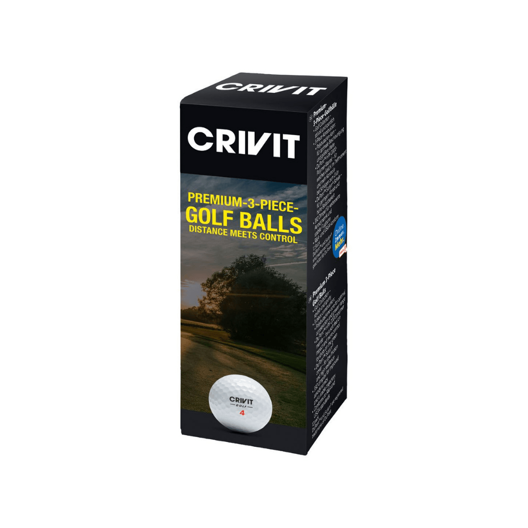 CRIVIT SET OF 3 GOLF BALLS