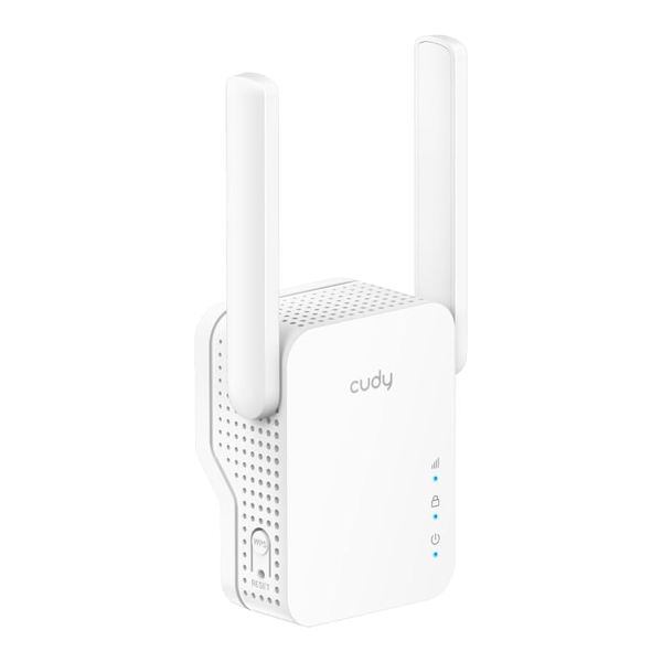 Cudy RE1500 AX1500 WiFi 6 Range Extender Dual Band 2.4G 5G Wireless Booster with Mesh Support WPS Button 10/100Mbps Ethernet Port Works with Any Router