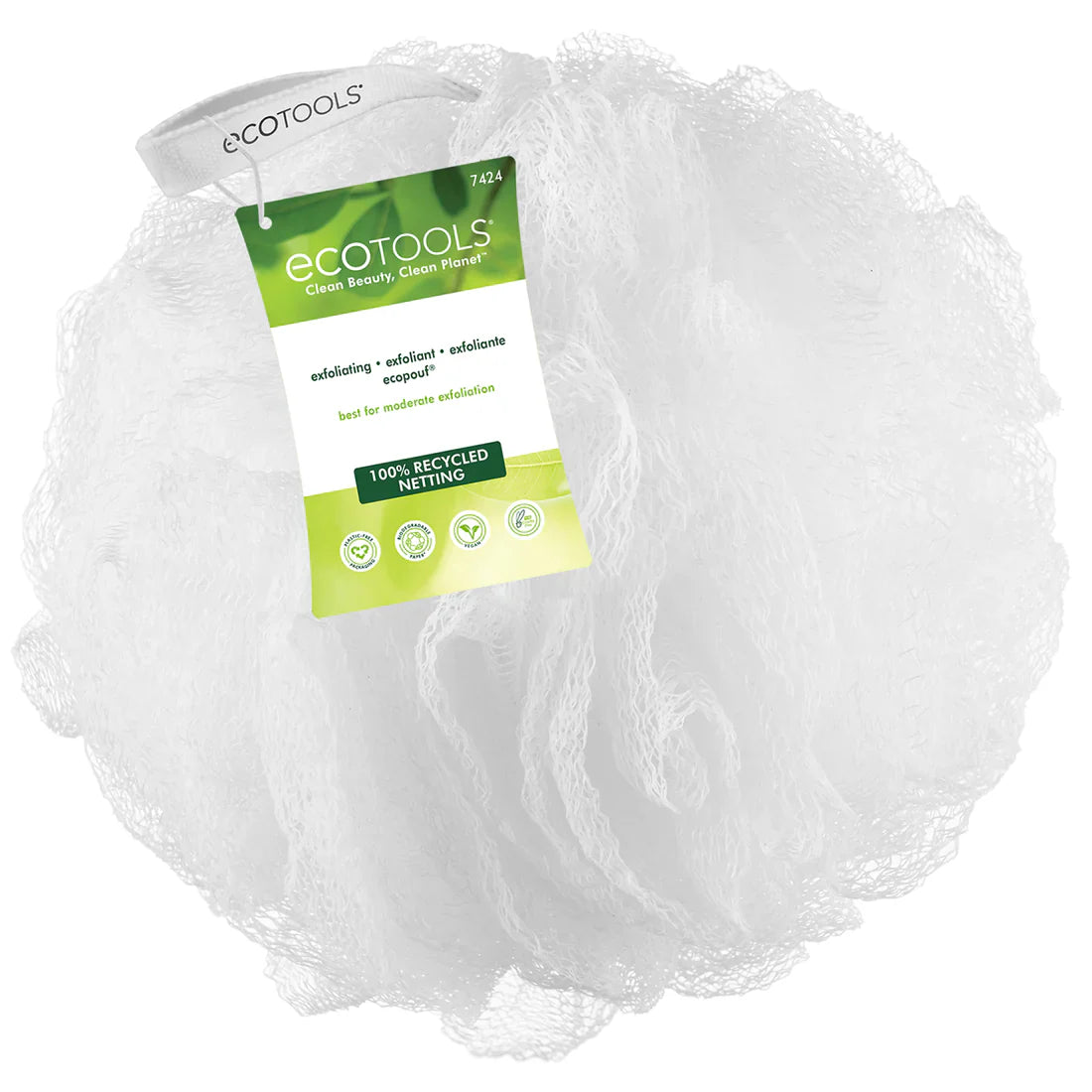 Ecotools exfoliating ecopouf 7424 (color will be chosen randomly)