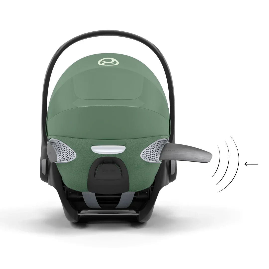 Cybex -  Coya Stroller - Cloud T Car Seat - (Base T ,Adapetrs &Bumpers Are Optional ) - Matt Black/Leaf Green - Travel System