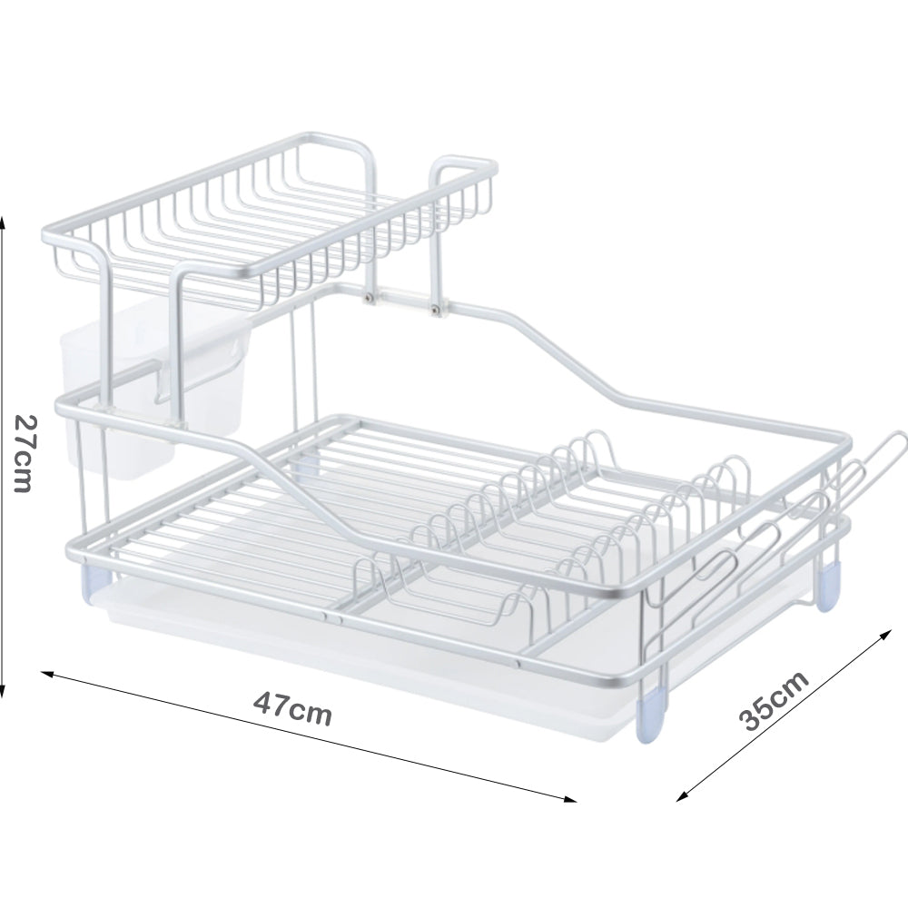 Binca Aluminum 2-Layer Dish Rack