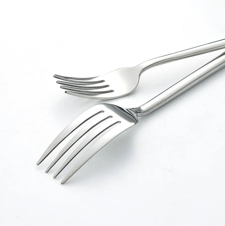 Danny Home 6-Pieces Stainless Steel Dessert Fork Silverware Flatware