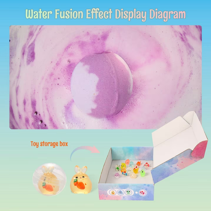 Children's Bath Bombs Balls with Surprise Toys