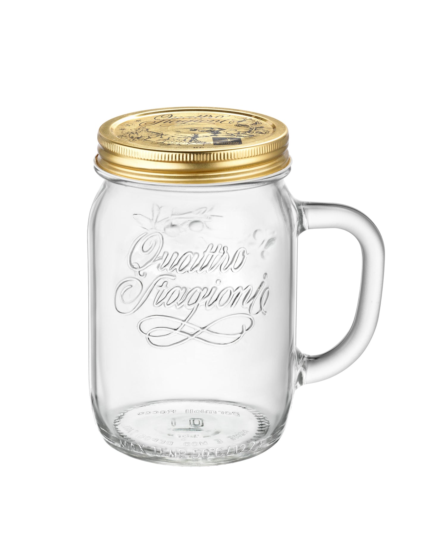 Bormioli rocco quattro stagioni jar with handle 70cl