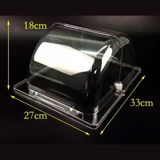 Medium Polycarbonate Roll Top Cover GN 1/2 - Narrow