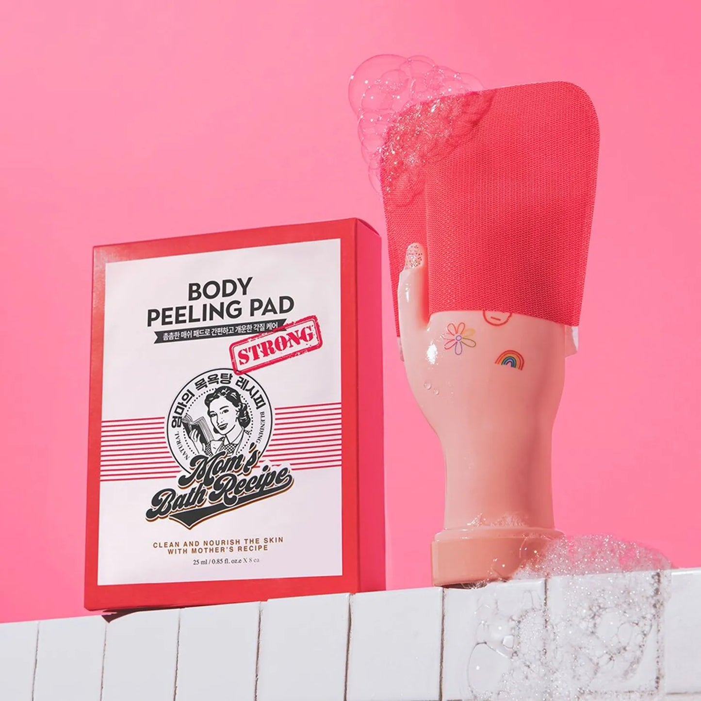 Mom's Bath Recipe Body X8 Peeling Pad - Strong Care