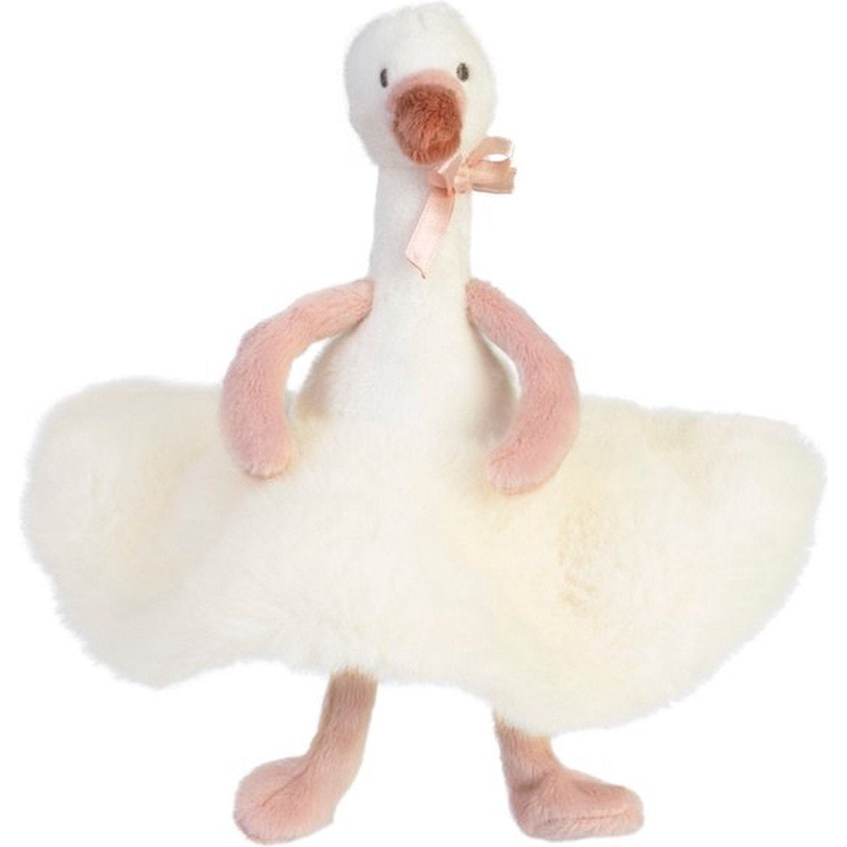 Happy Horse Swan Swizzle Plush Toy 18cm White