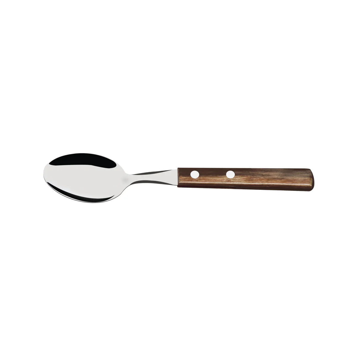 tramontina traditional wood dessert spoon set of 12
