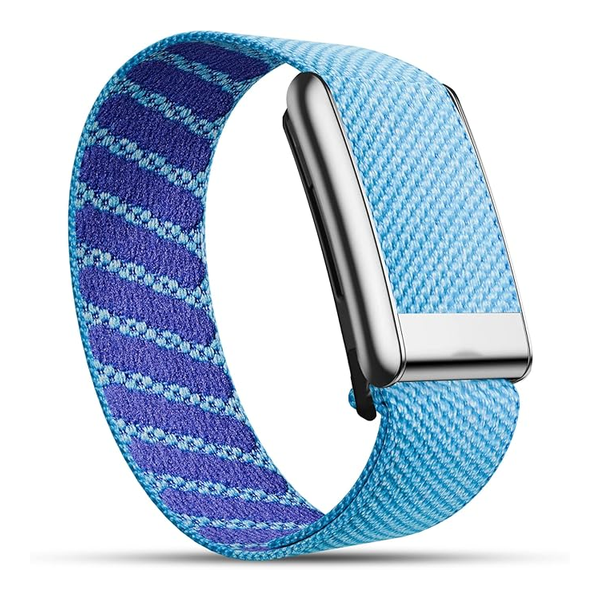 DADO Ultra-soft Band Compatible with WHOOP 5.0 Peak, Breathable, Durable & Secure Fit Strap, Blue Ice
