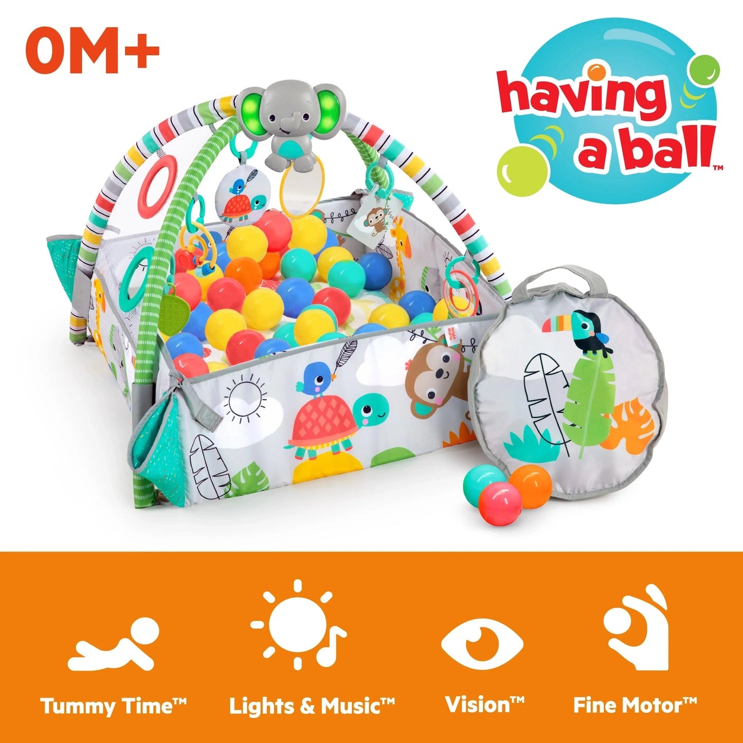Kids2 - Be 5in1 Gym Ball Pit - Tropical