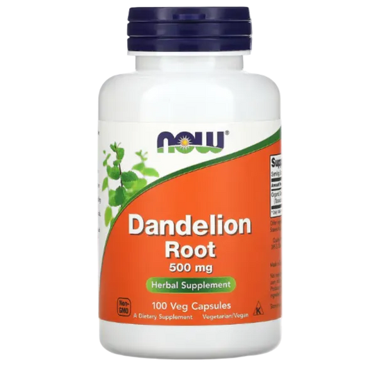 NOW Foods Dandelion Root – 500 mg, 100 Veg Capsules | Liver, Digestive & Detox Support
