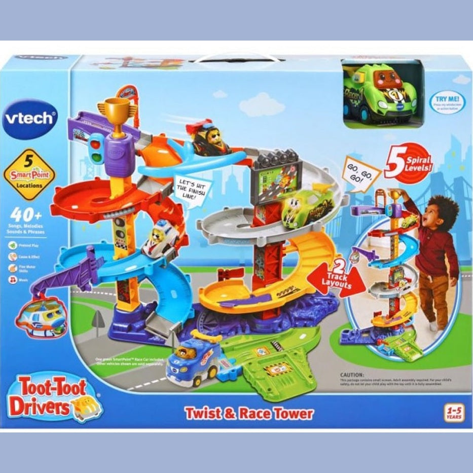 Toot-Toot Drivers Twist & Race Tower Playset