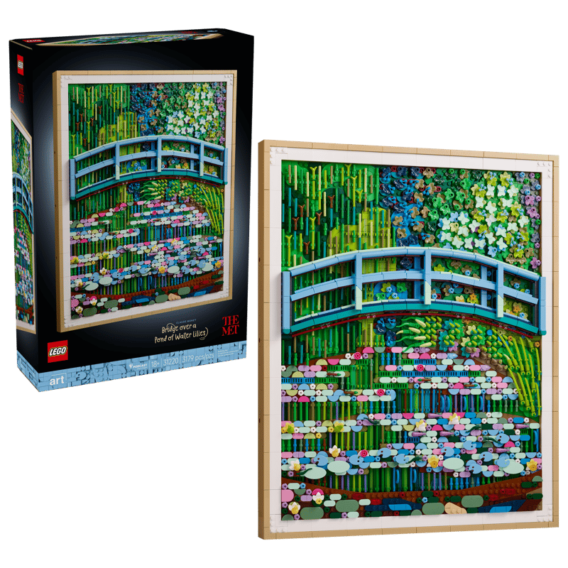 LEGO Art Claude Monet Bridge over Water Lilies (31220)