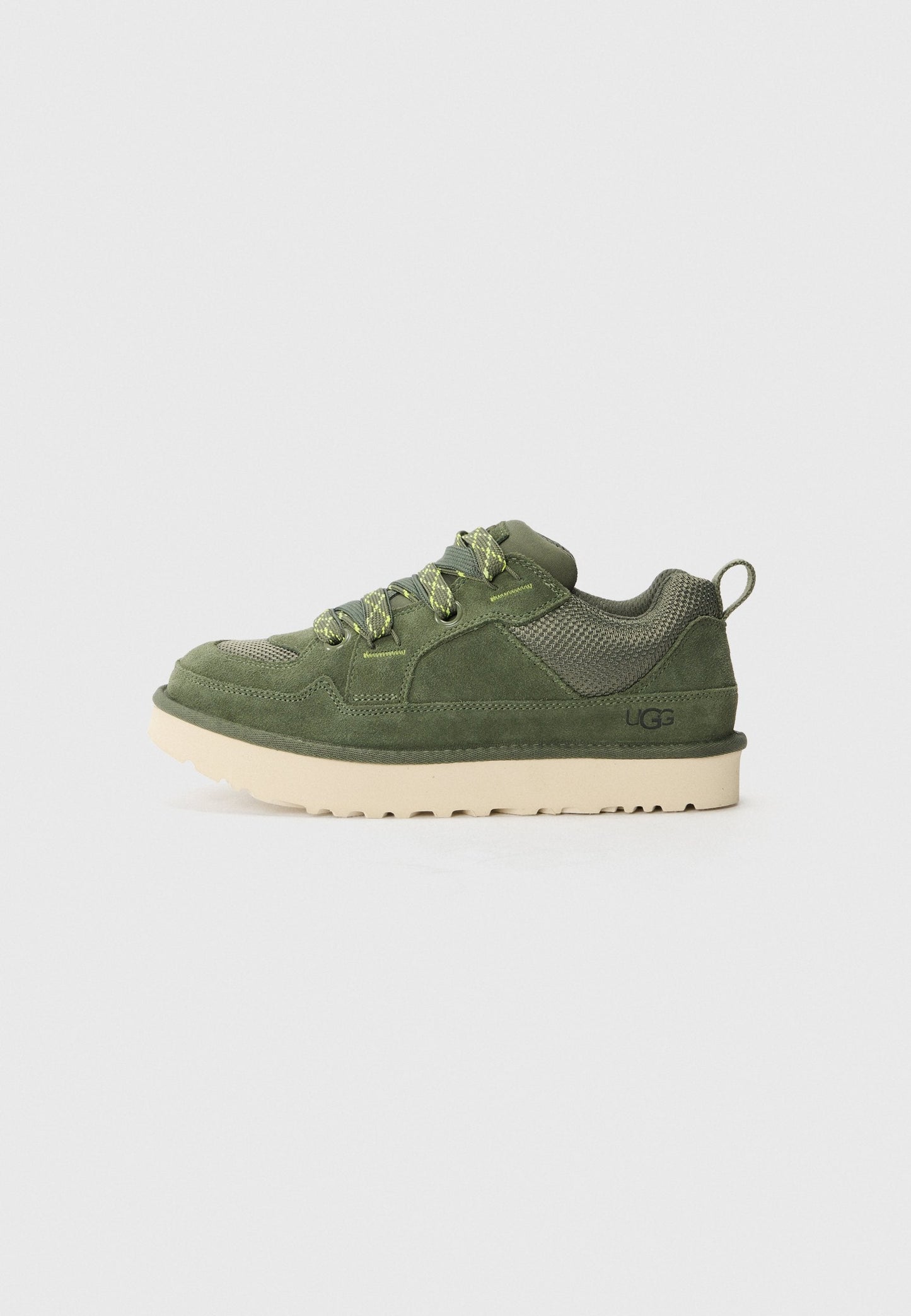 UGG Men's Olive Green Lo Lowmel Skate Sneakers  |UGG in Lebanon