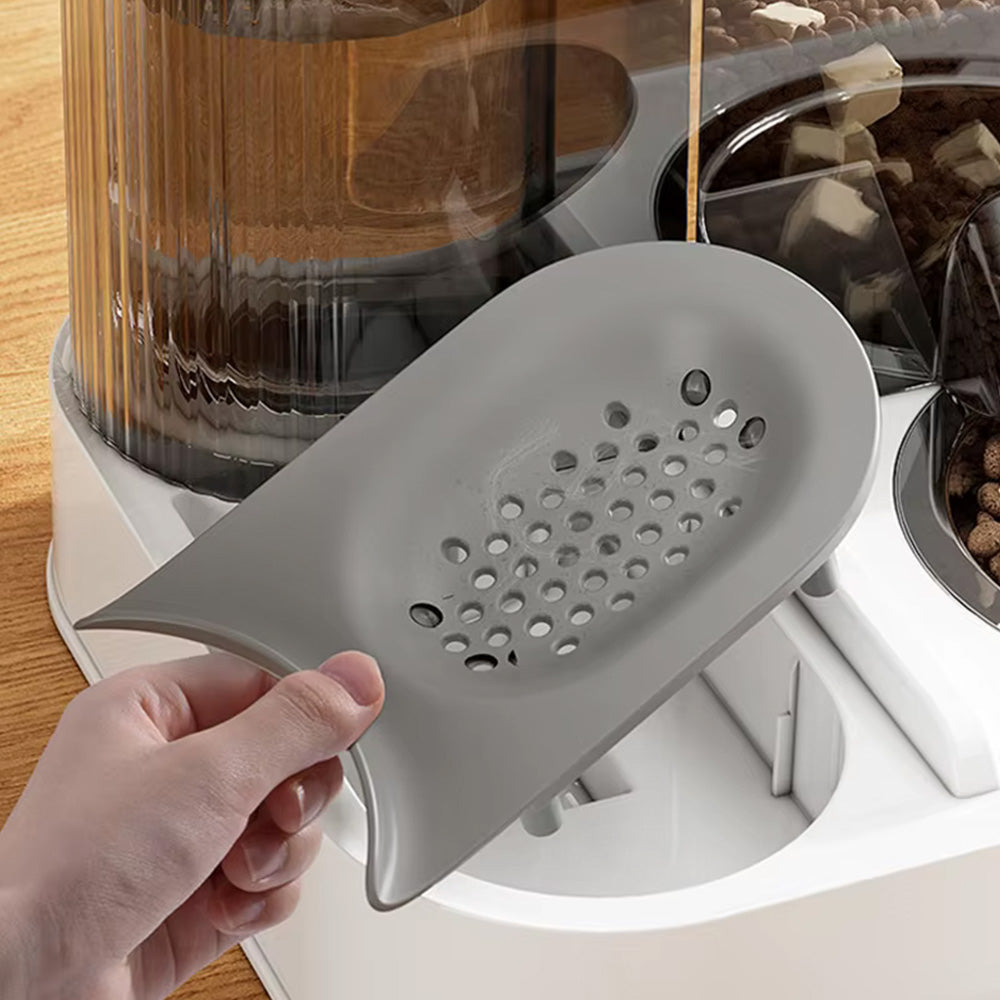 2-in-1 Pet Feeder & Water Dispenser