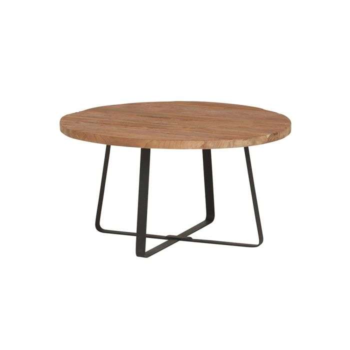 Coffee Table Ø70 – Solid Teak Wood by Strauss