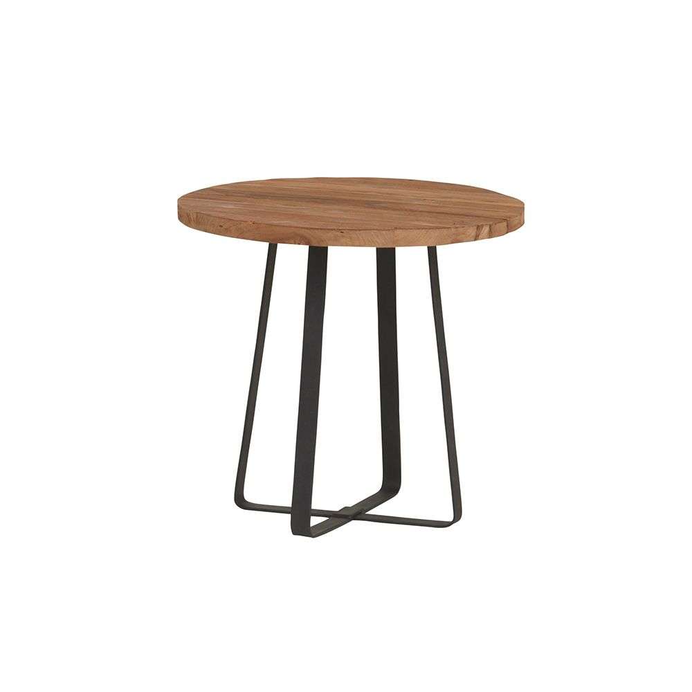 Coffee Table Ø50 – Solid Teak Wood by Strauss