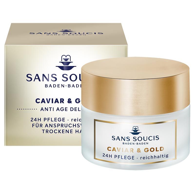 Sans Soucis Baden-Baden Anti Age Deluxe Caviar & Gold 24h Cream rich 50ml- Normal Skin - Medaid International