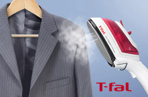 Tefal Steam N Press Garment Steamer, 1090 Watts, White/red, Plastic