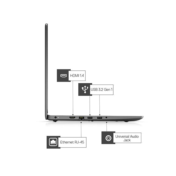 Dell Vostro 3401, 14" HD 1920x1080 Laptop, Intel Core I3-1005G1 , 4GB/1TB HDD , Intel UHD Graphics