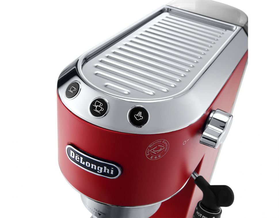 Delonghi Dedica Style Scarlet Red  - Pump Espresso Coffee Machines EC685.R