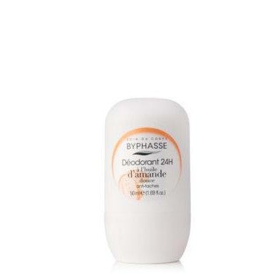Byphasse deodorant 24hr anti tache à l'huile d'amande douce 50 ml