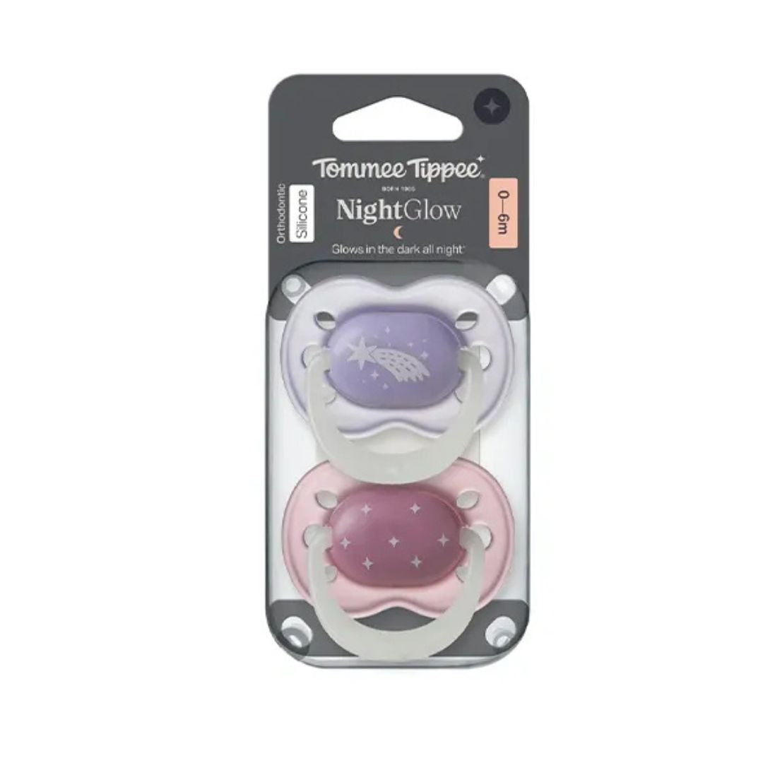Tommee Tippee Night Time Soother – Glow in the Dark (2 Pack)