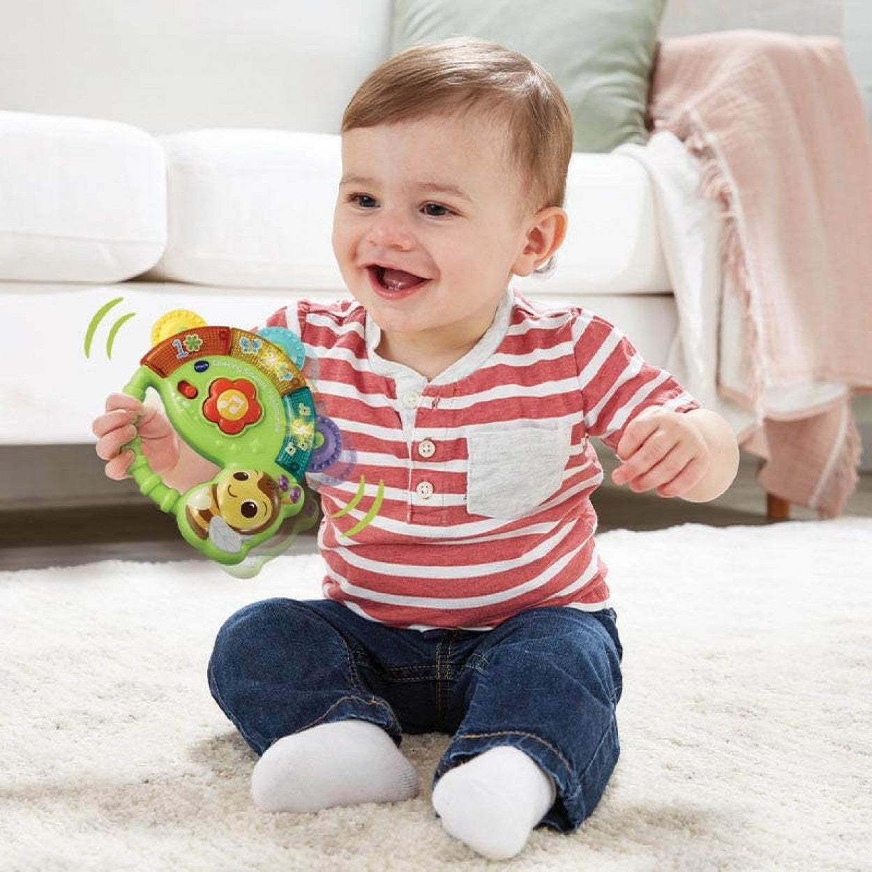 VTech Baby Shaking Sounds Tambourine (3-24 Months) - French Edition