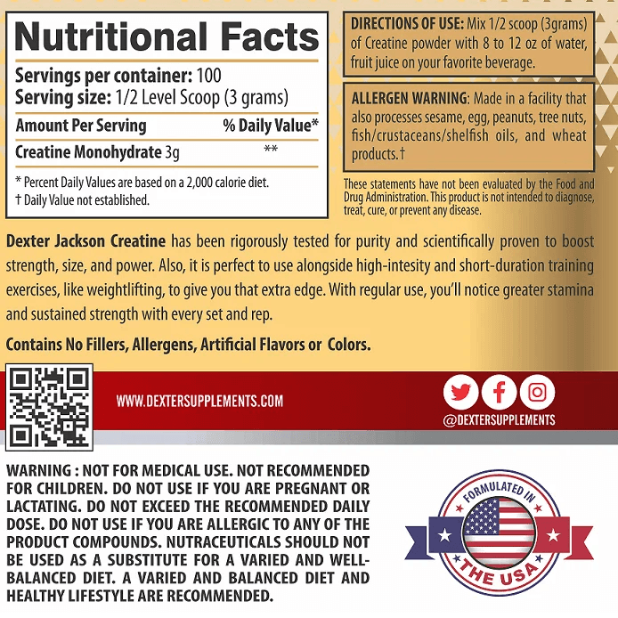 Dexter Jackson Creatine